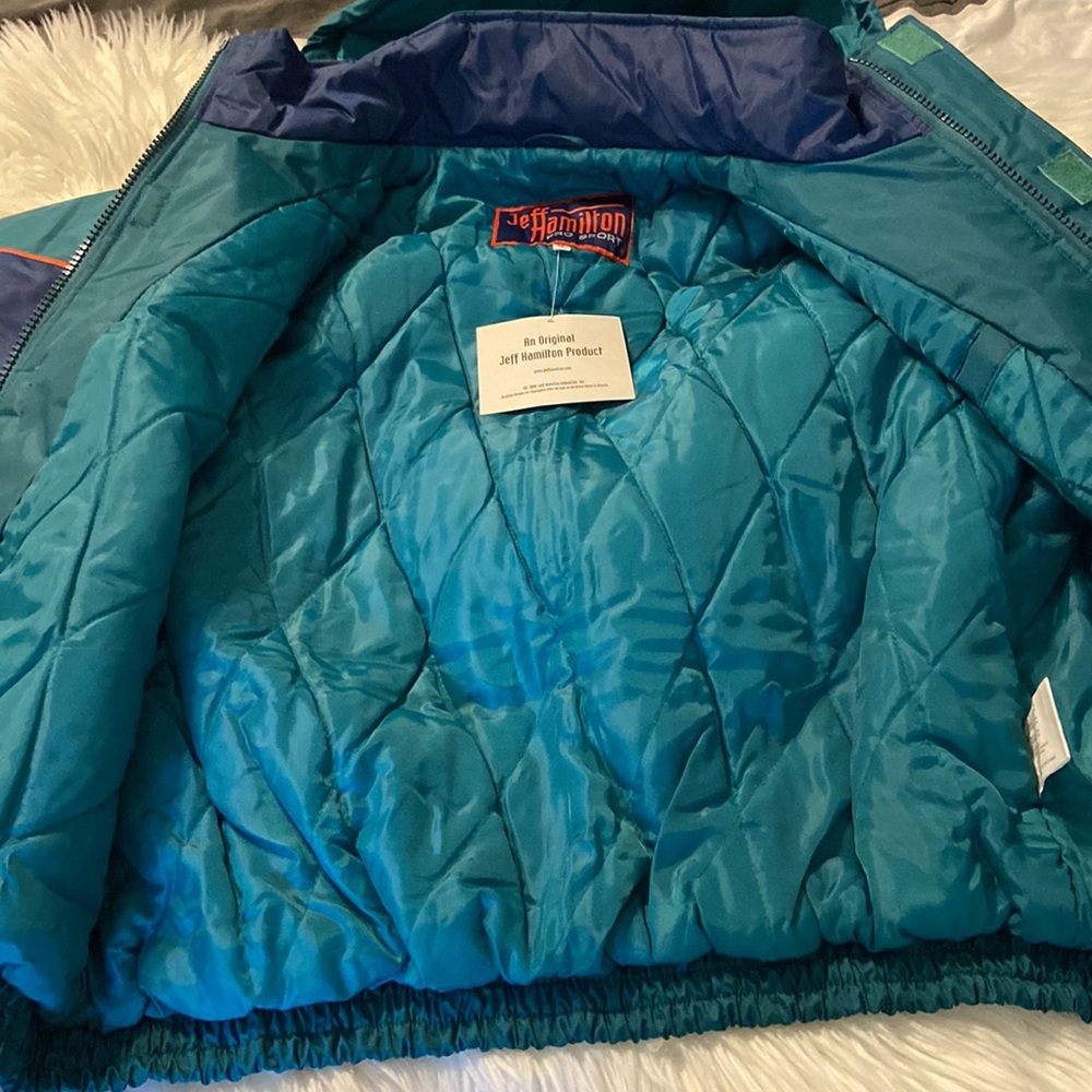 Vintage Jeff Hamilton an Original Pro Sport Dolphins Jacket size M - Picture 14 of 16